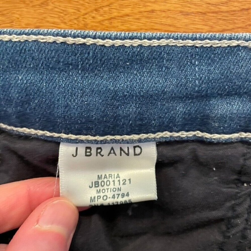 J Brand Maria High Rise Skinny Jeans Motion Distressed - Picture 5 of 8
